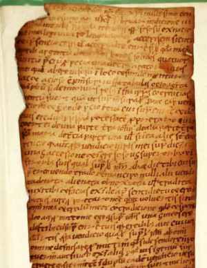 pergamena a.d. 1125